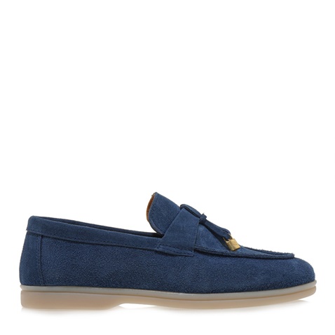 JK LONDON-Γυναικεία loafers JK LONDON S160A4101 μπλε