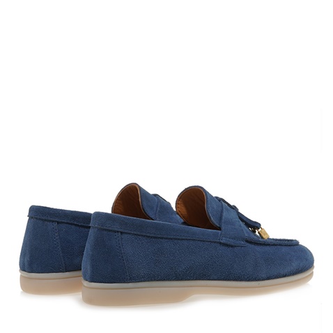 JK LONDON-Γυναικεία loafers JK LONDON S160A4101 μπλε