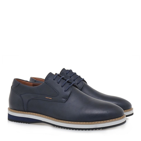 JK LONDON-Ανδρικά casual δετά παπούτσια JK LONDON S592A8921 μπλε