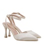 JK LONDON-Γυναικείες γόβες slingback JK LONDON S428B0295 ιβουάρ