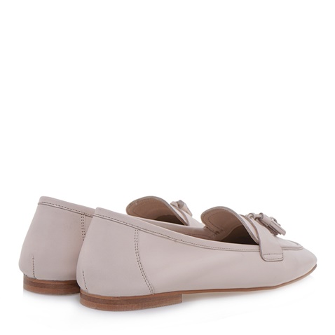 GIOVANNI MORELLI-Γυναικεία loafers GIOVANNI MORELLI S116G0331 εκρού