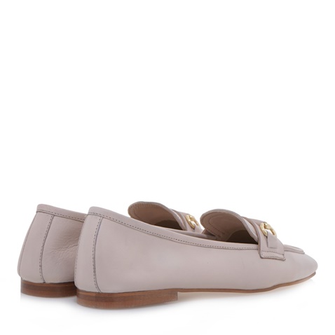 GIOVANNI MORELLI-Γυναικεία loafers GIOVANNI MORELLI S116G0341 εκρού