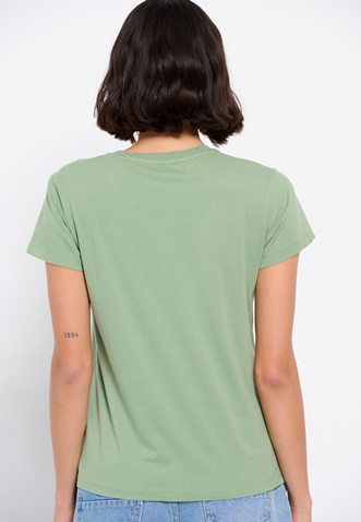 FUNKY BUDDHA-Γυναικείο t-shirt FUNKY BUDDHA πράσινο