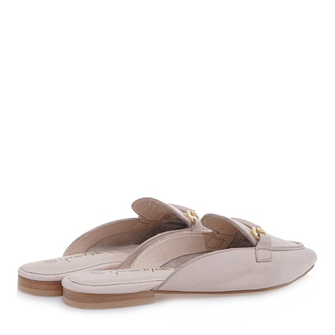 GIOVANNI MORELLI-Γυναικεία flat mules GIOVANNI MORELLI S416G6221 εκρού