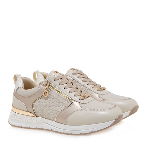 RENATO GARINI-Γυναικεία sneakers RENATO GARINI S119R5722 μπεζ