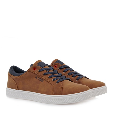 JK LONDON-Ανδρικά casual sneakers JK LONDON S592A5461 καφέ