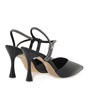 JK LONDON-Γυναικείες γόβες slingback JK LONDON S428B0345 μαύρες