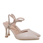 JK LONDON-Γυναικείες γόβες slingback JK LONDON S428B0345 εκρού