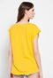 FUNKY BUDDHA-Γυναικείο t-shirt FUNKY BUDDHA κίτρινο