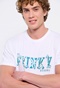 FUNKY BUDDHA-Ανδρικό t-shirt FUNKY BUDDHA λευκό