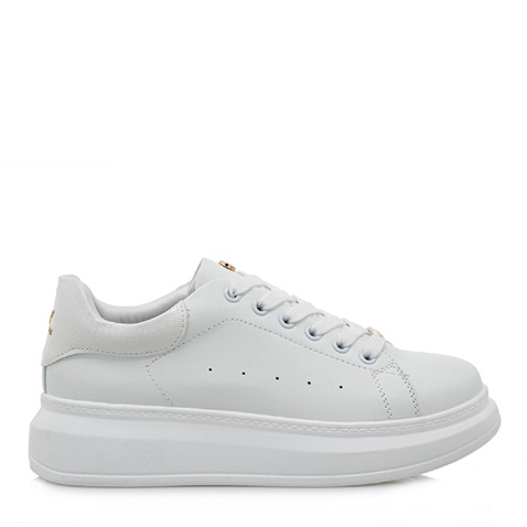 JK LONDON-Γυναικεία sneakers JK LONDON T104B1012 λευκά