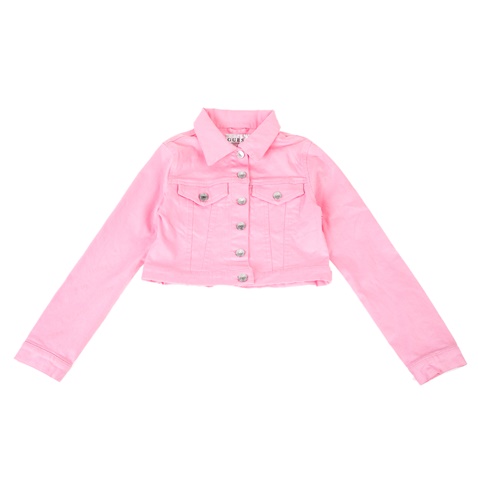 GUESS KIDS-Παιδικό jacket GUESS KIDS ροζ