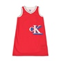 CALVIN KLEIN JEANS KIDS-Παιδικό αθλητικό φόρεμα CALVIN KLEIN JEANS KIDS κόκκινο
