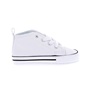 CONVERSE-Βρεφικά παπούτσια Chuck Taylor First Star Hi λευκά